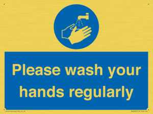 Please wash your hands regularly